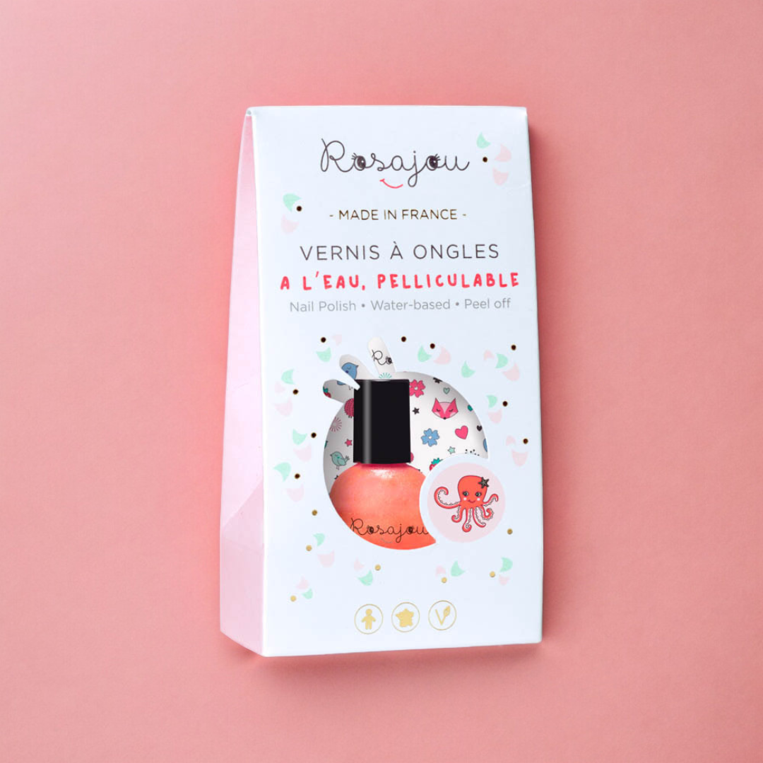 Rosajou Peel Off Nail Polish – Coral
