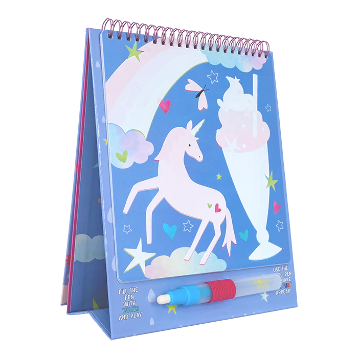 Floss & Rock Magic Colour Changing Water Card Easel & Pen – Fantasy