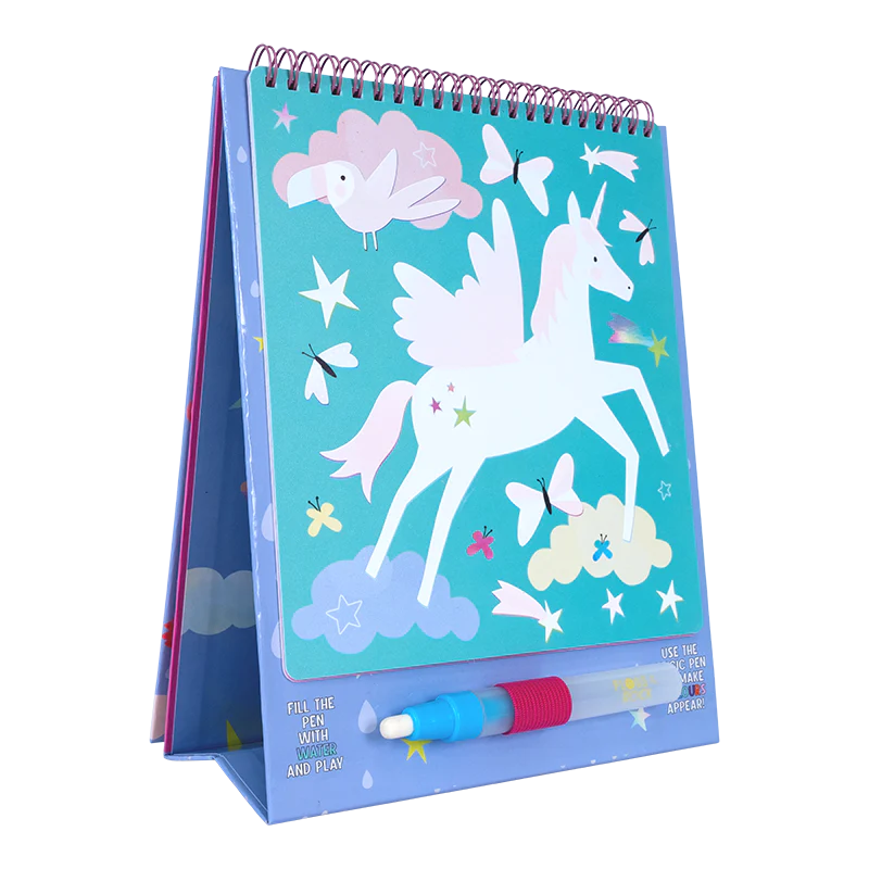 Floss & Rock Magic Colour Changing Water Card Easel & Pen – Fantasy
