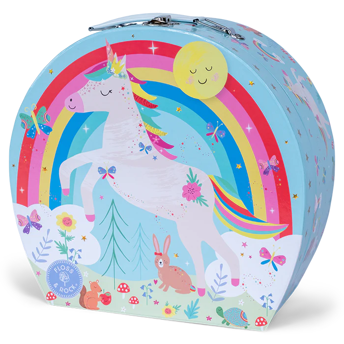 Floss & Rock Musical Tin Tea Set – Rainbow Fairy (11 Piece)