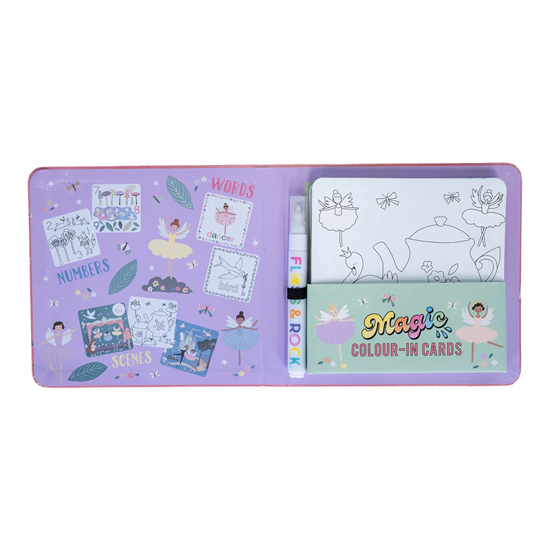 Floss & Rock Magic Colour Changing Water Cards – Enchanted