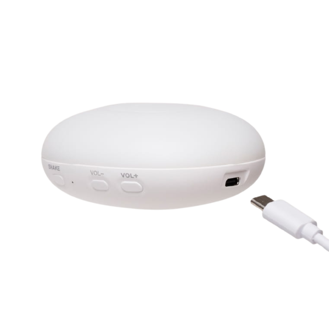 Moonie® Organic Humming Bunny with Lamp – Grey