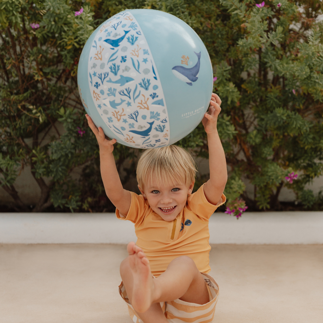 Little Dutch Inflatable Beach Ball – Ocean Dreams Blue