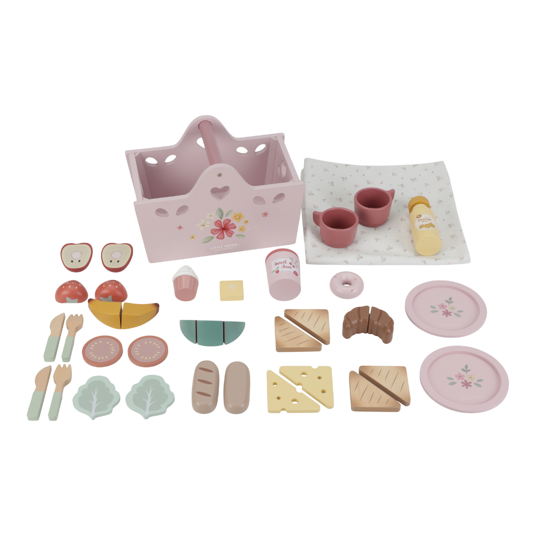 Little Dutch Wooden Picnic Playset
