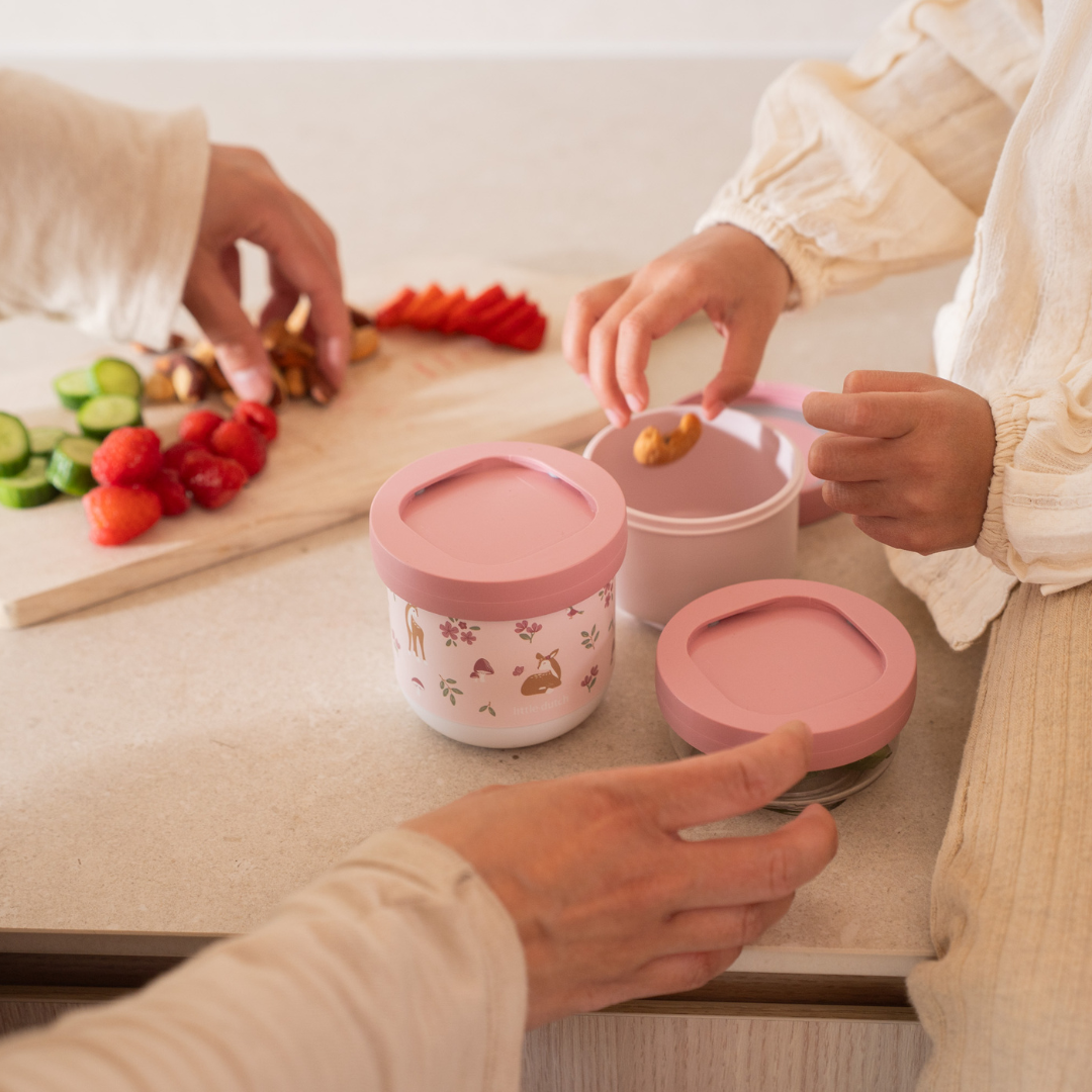 Little Dutch Mepal Snack Box Stack – Fairy Garden (3 piece)