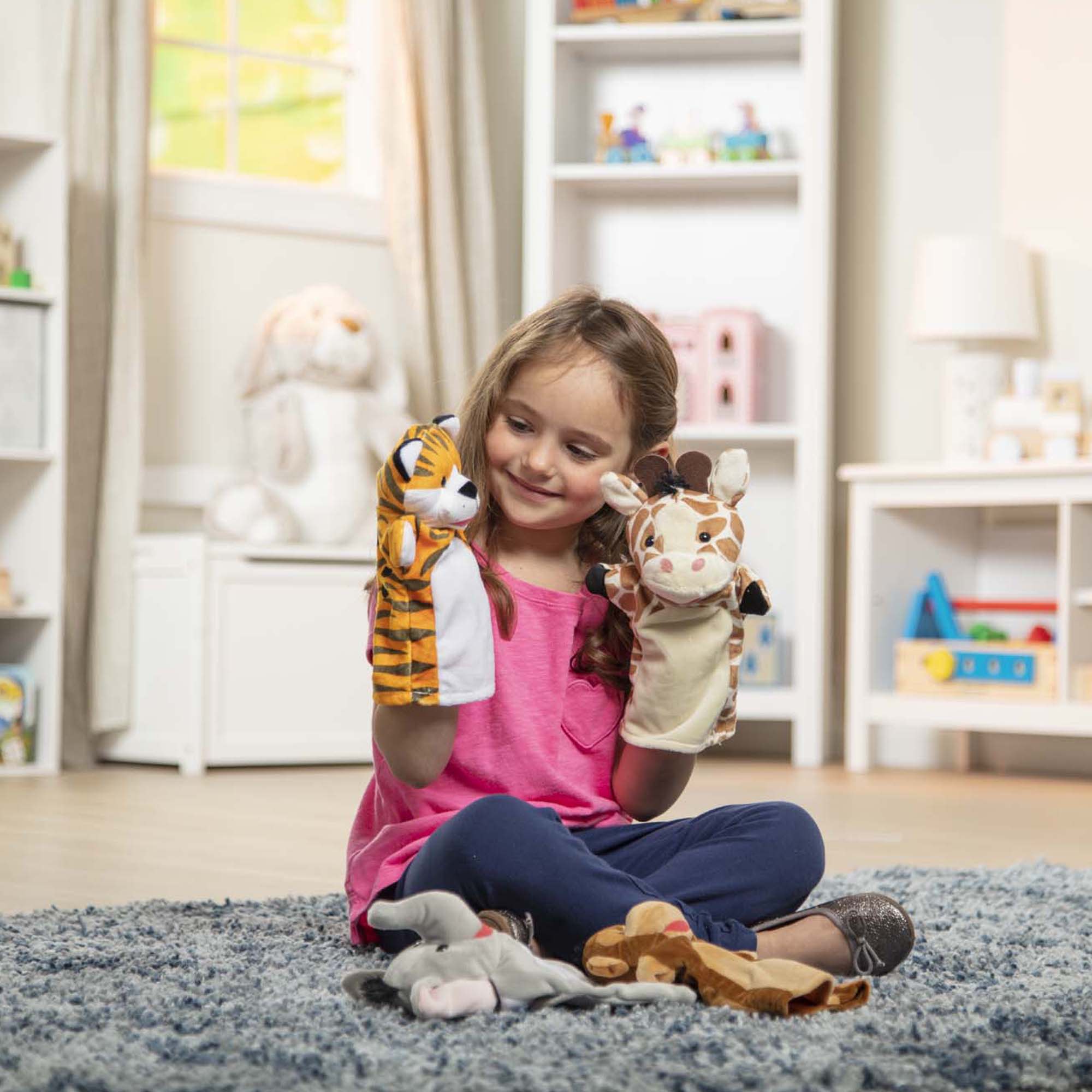 Melissa & Doug Zoo Friends Hand Puppets