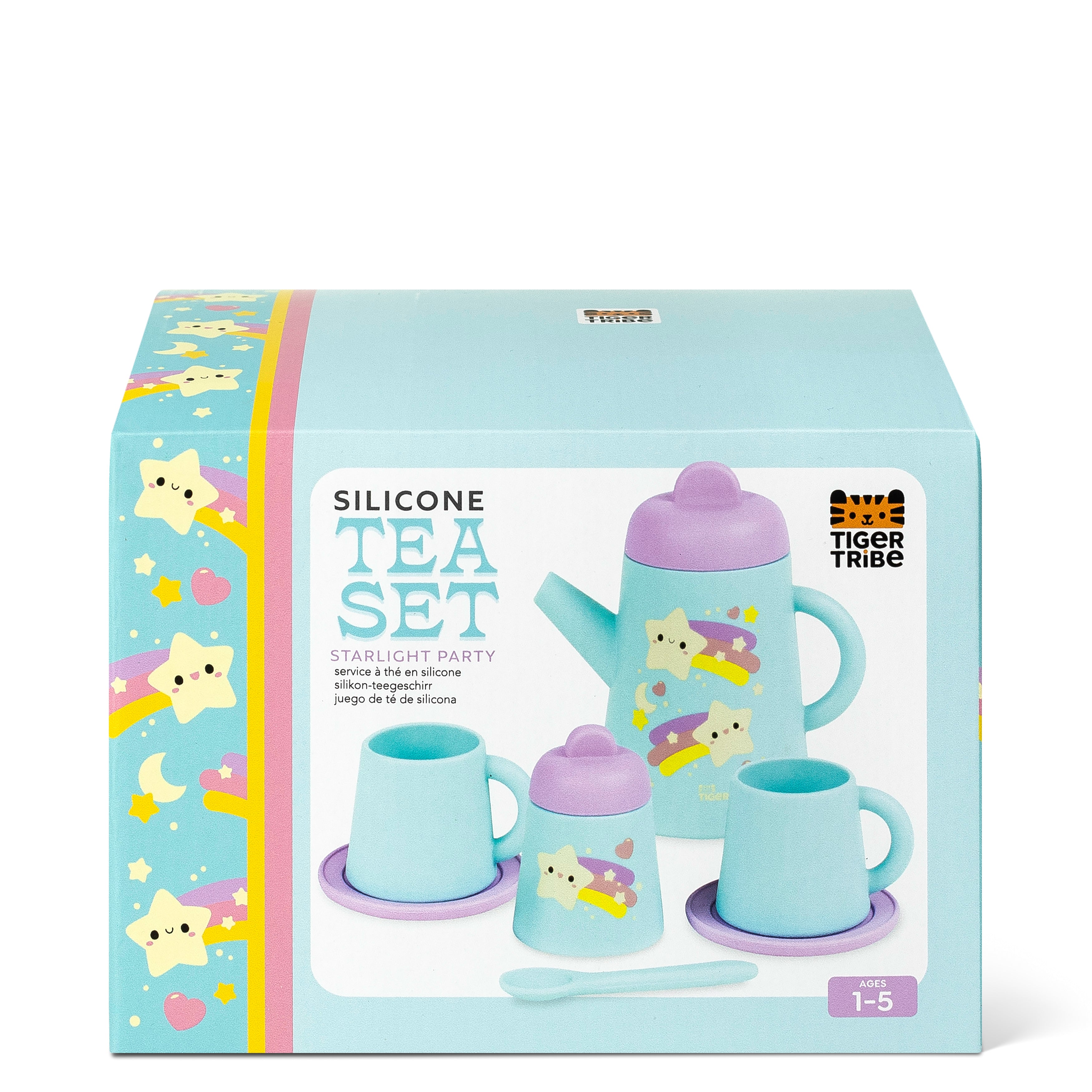 Tiger Tribe Silicone Tea Set – Starlight Party