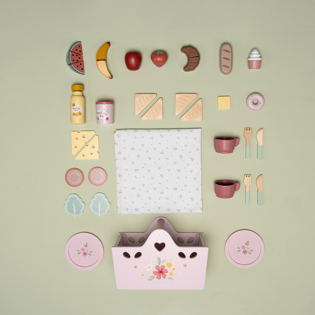 Little Dutch Wooden Picnic Playset