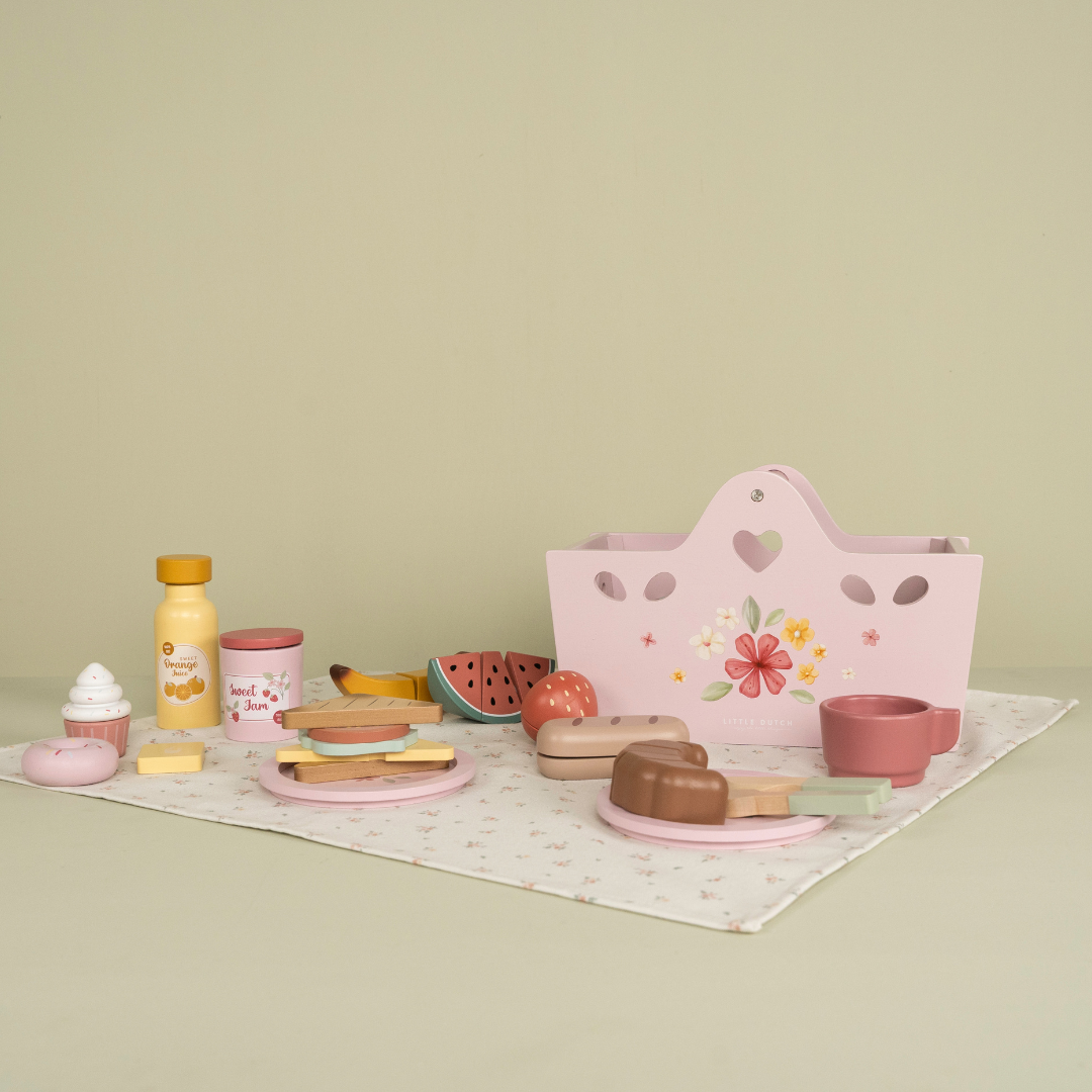 Little Dutch Wooden Picnic Playset