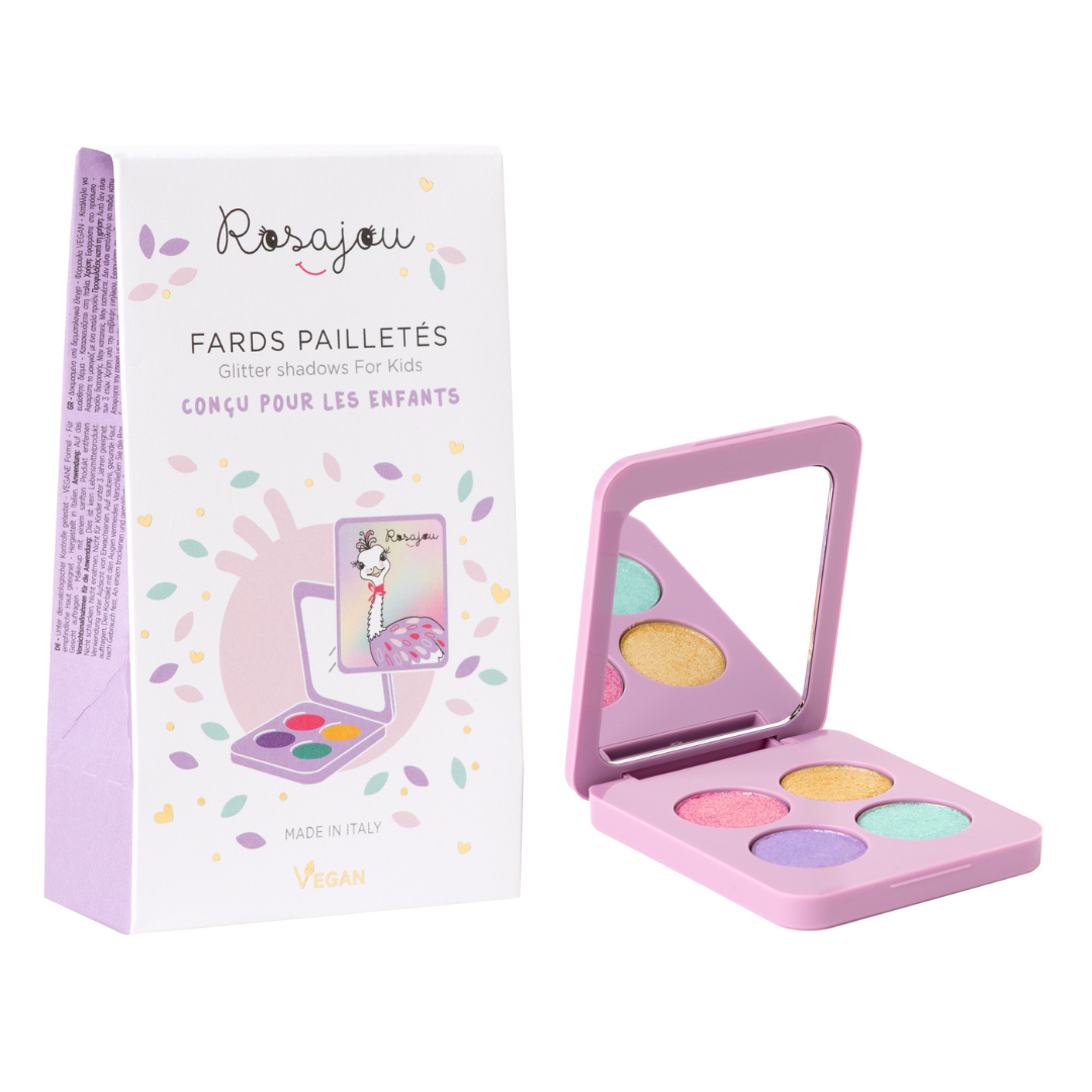 Rosajou Vegan Glitter Eye Shadows