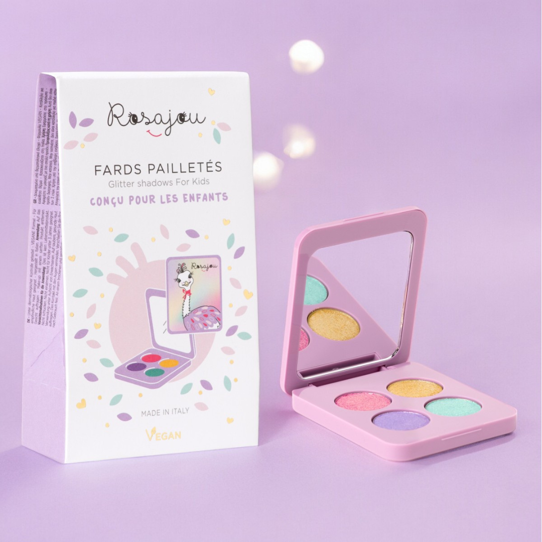 Rosajou Vegan Glitter Eye Shadows
