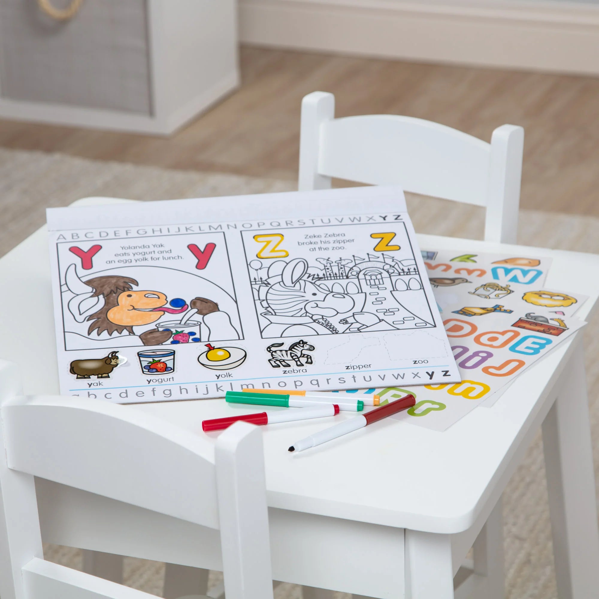 Melissa & Doug Alphabet Activity Sticker Pad