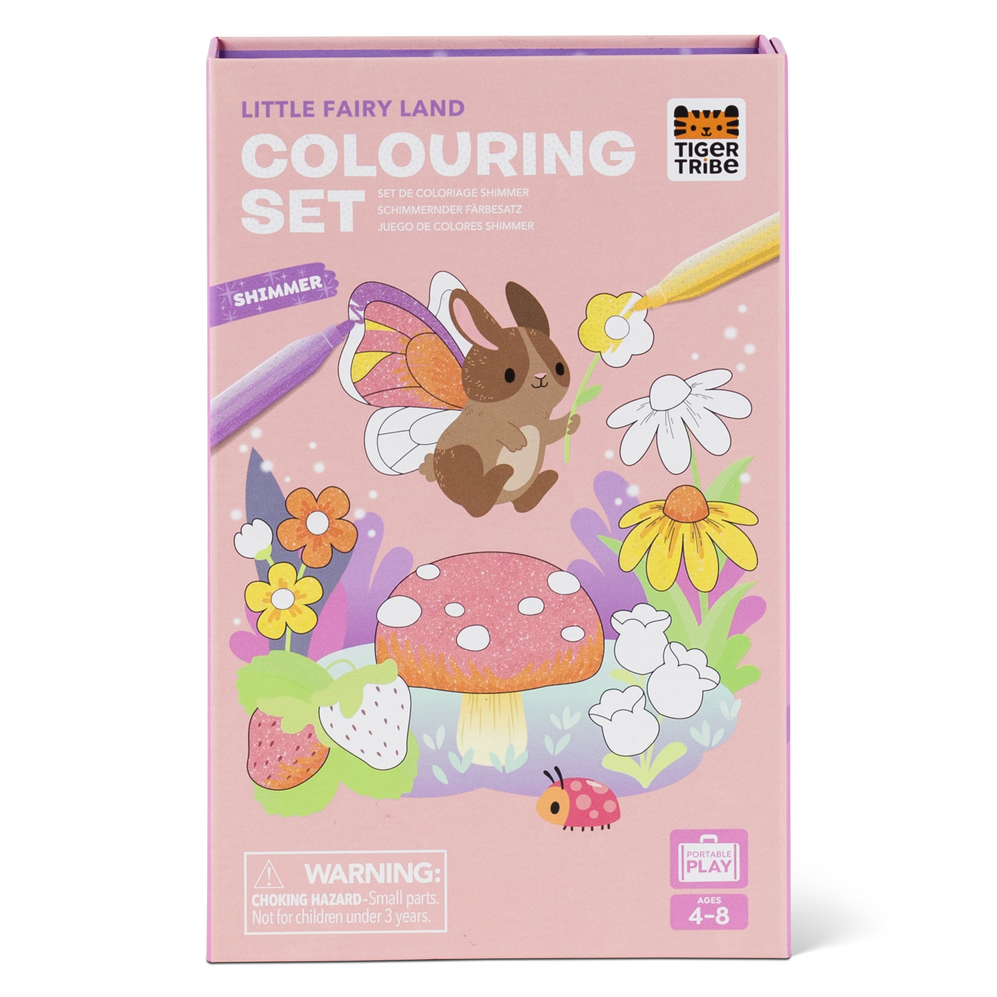 Tiger Tribe Shimmer Colouring Set – Little Fairy Land
