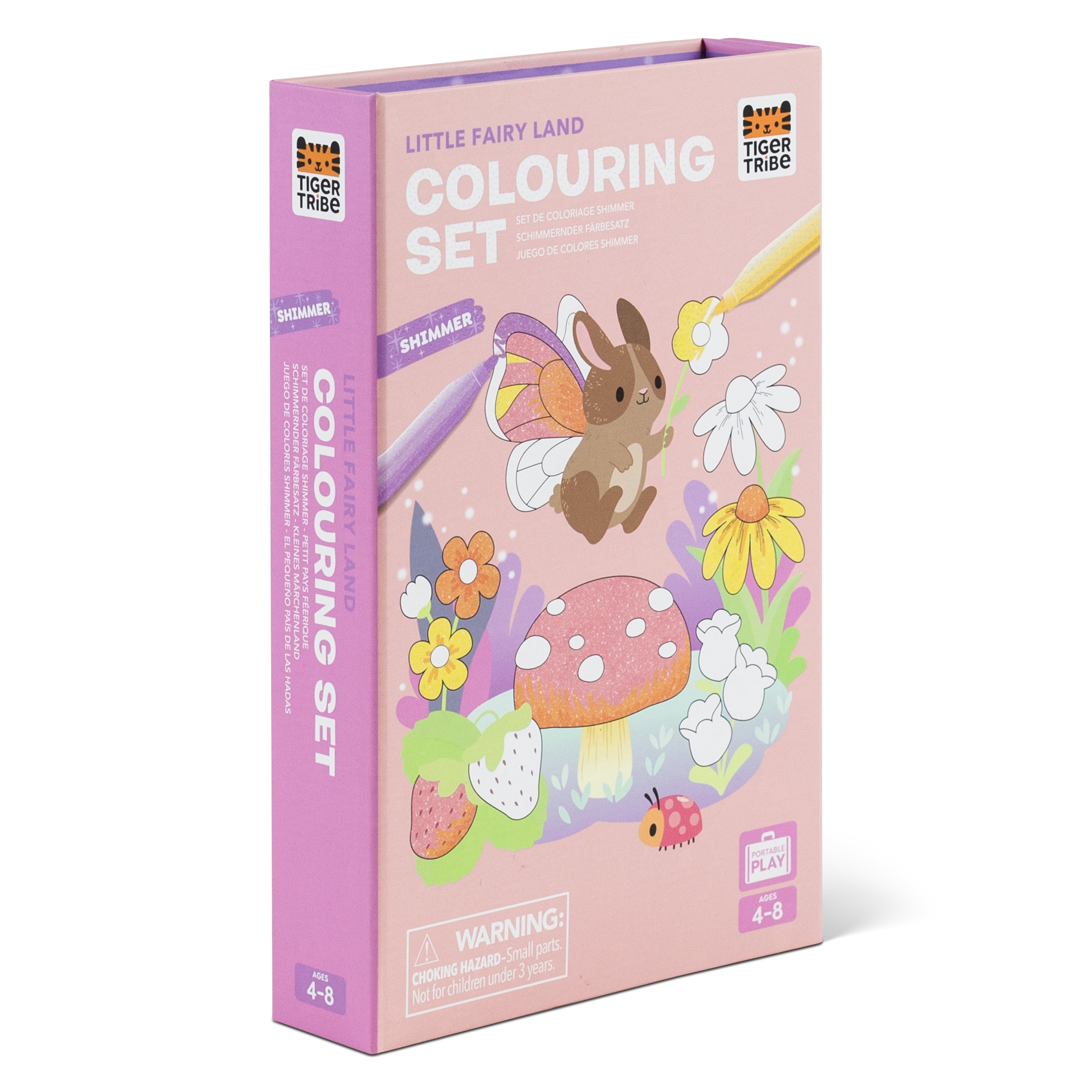 Tiger Tribe Shimmer Colouring Set – Little Fairy Land