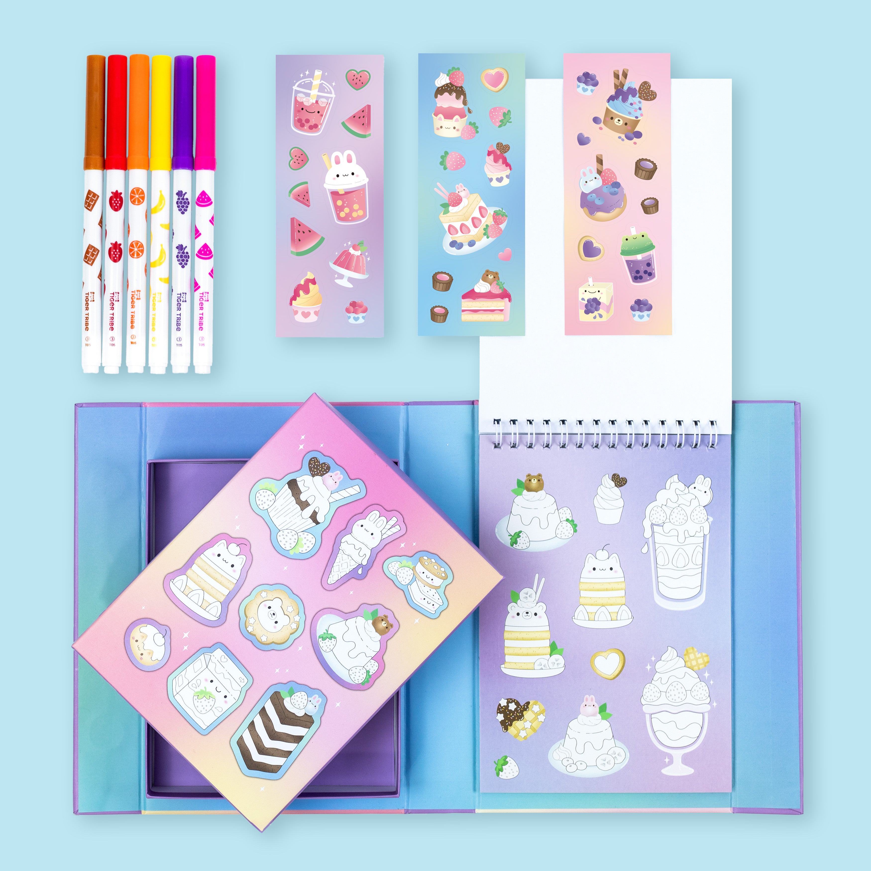 Tiger Tribe Stacks of Stickers – Dreamy Desserts