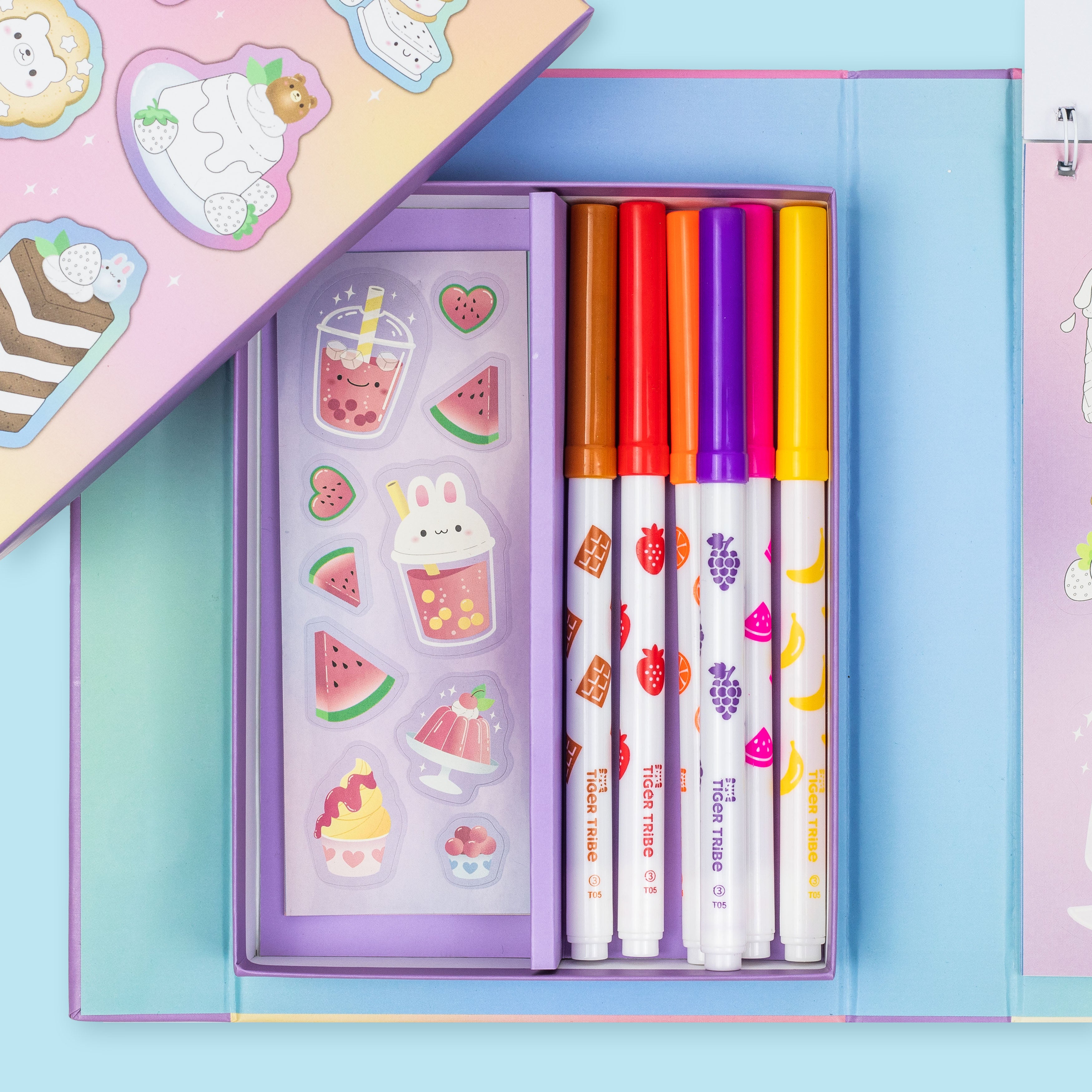 Tiger Tribe Stacks of Stickers – Dreamy Desserts