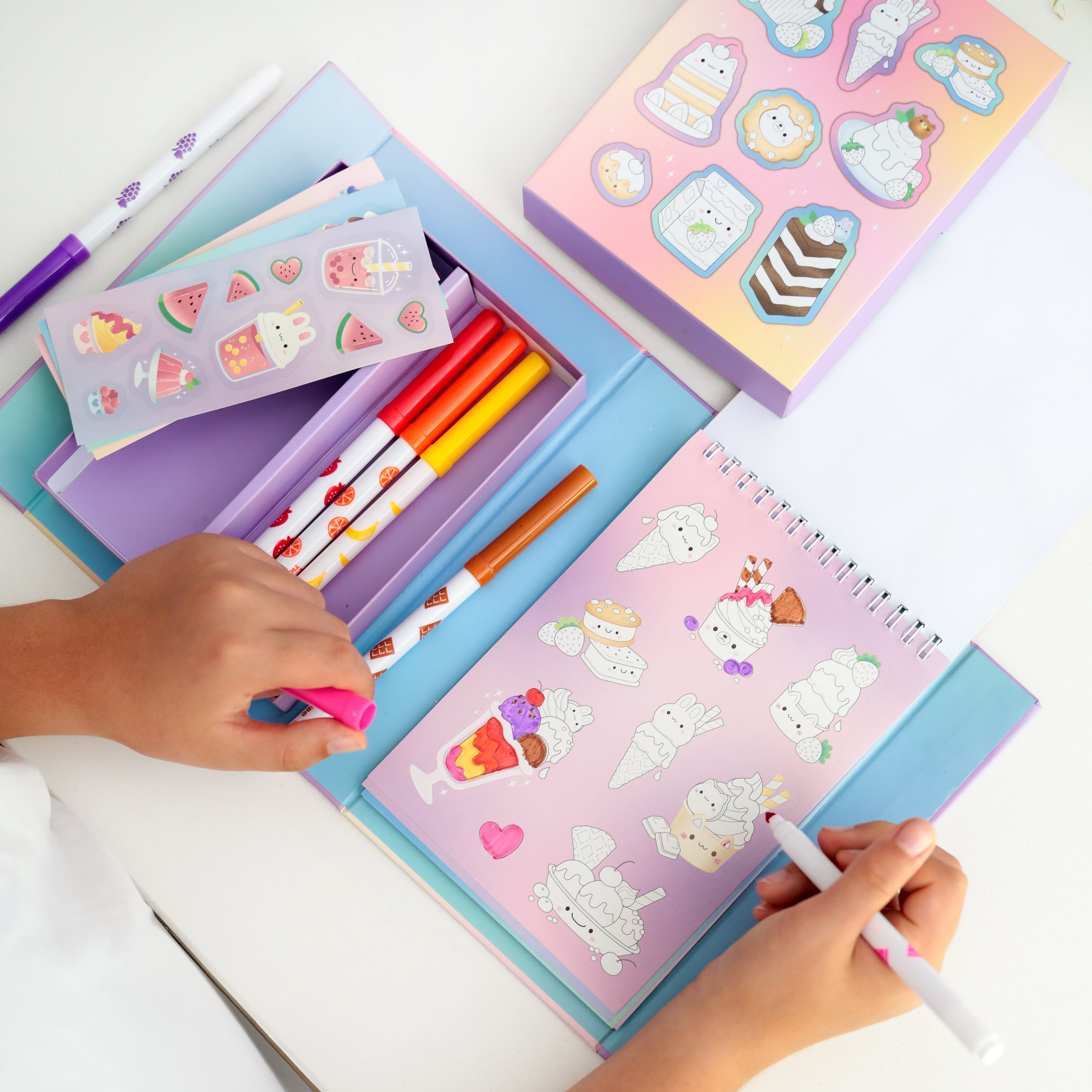 Tiger Tribe Stacks of Stickers – Dreamy Desserts