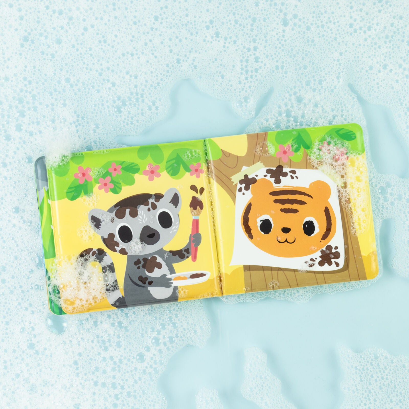 Tiger Tribe Bath Book – Messy Jungle