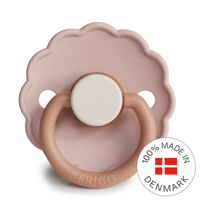 FRIGG Daisy Colourblock Round Latex Pacifier – Biscuits