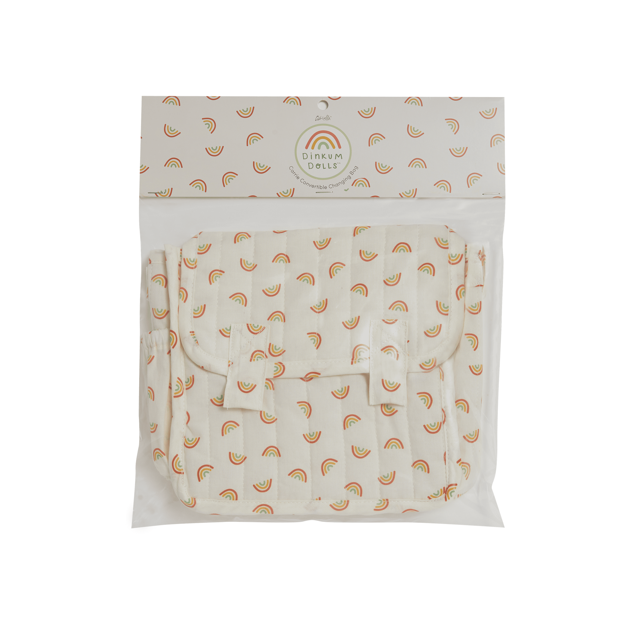 Olli Ella Carrie Convertible Changing Set – Rainbow