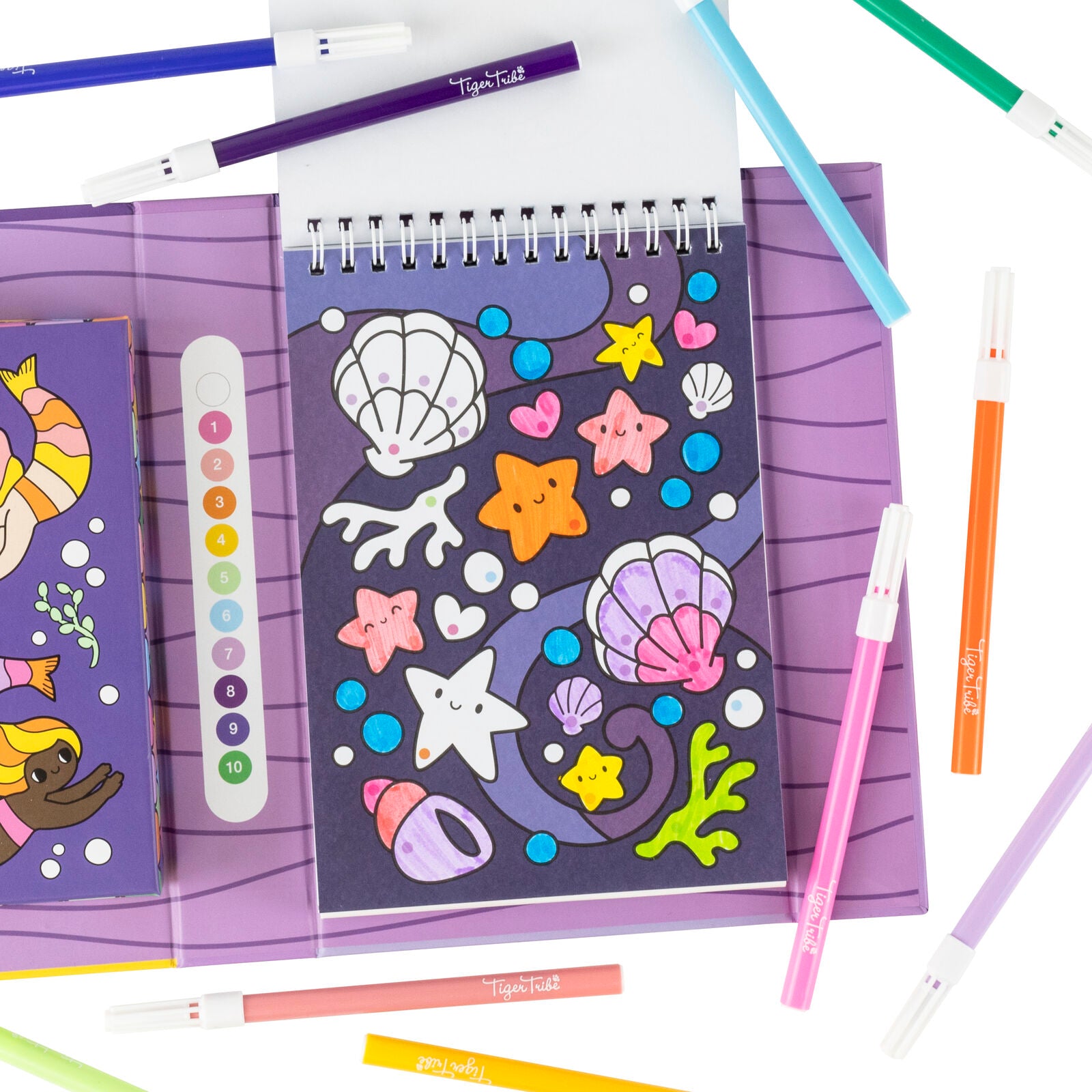 Tiger Tribe Colour by Numbers – Mermaids & Friends