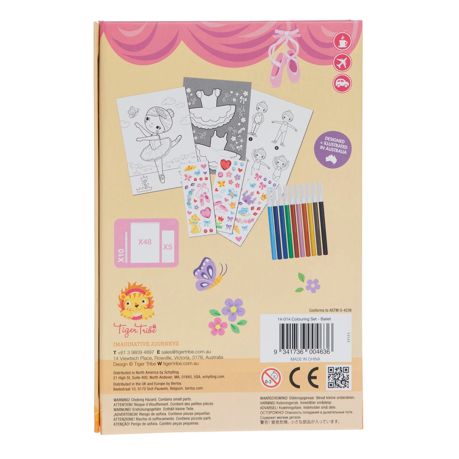Tiger Tribe Colouring Set – Ballet