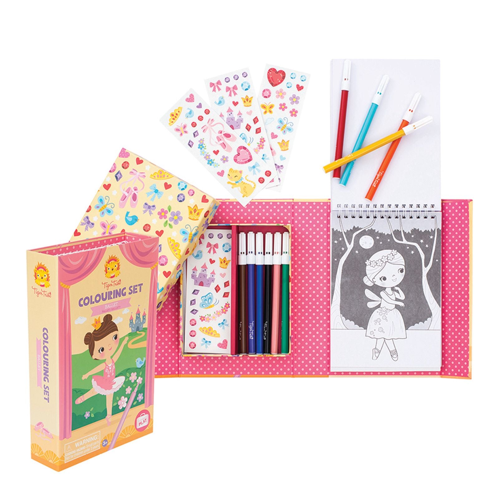 Tiger Tribe Colouring Set – Ballet