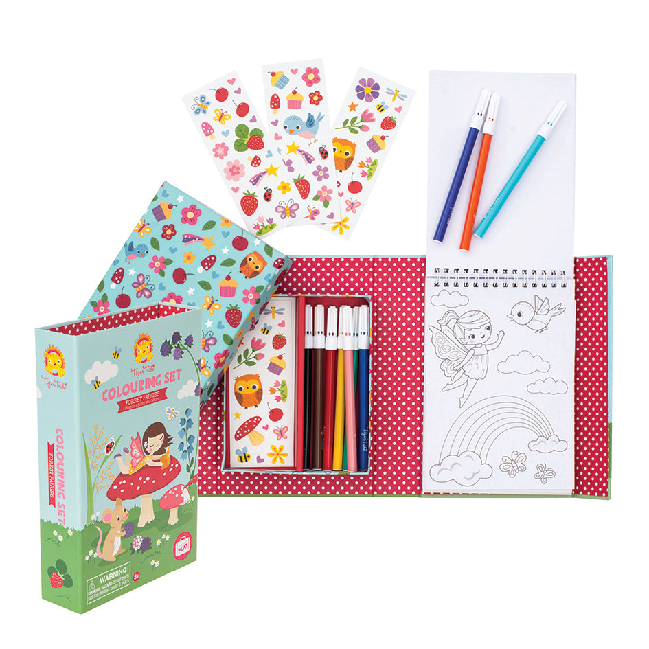 Tiger Tribe Colouring Set – Forest Fairies