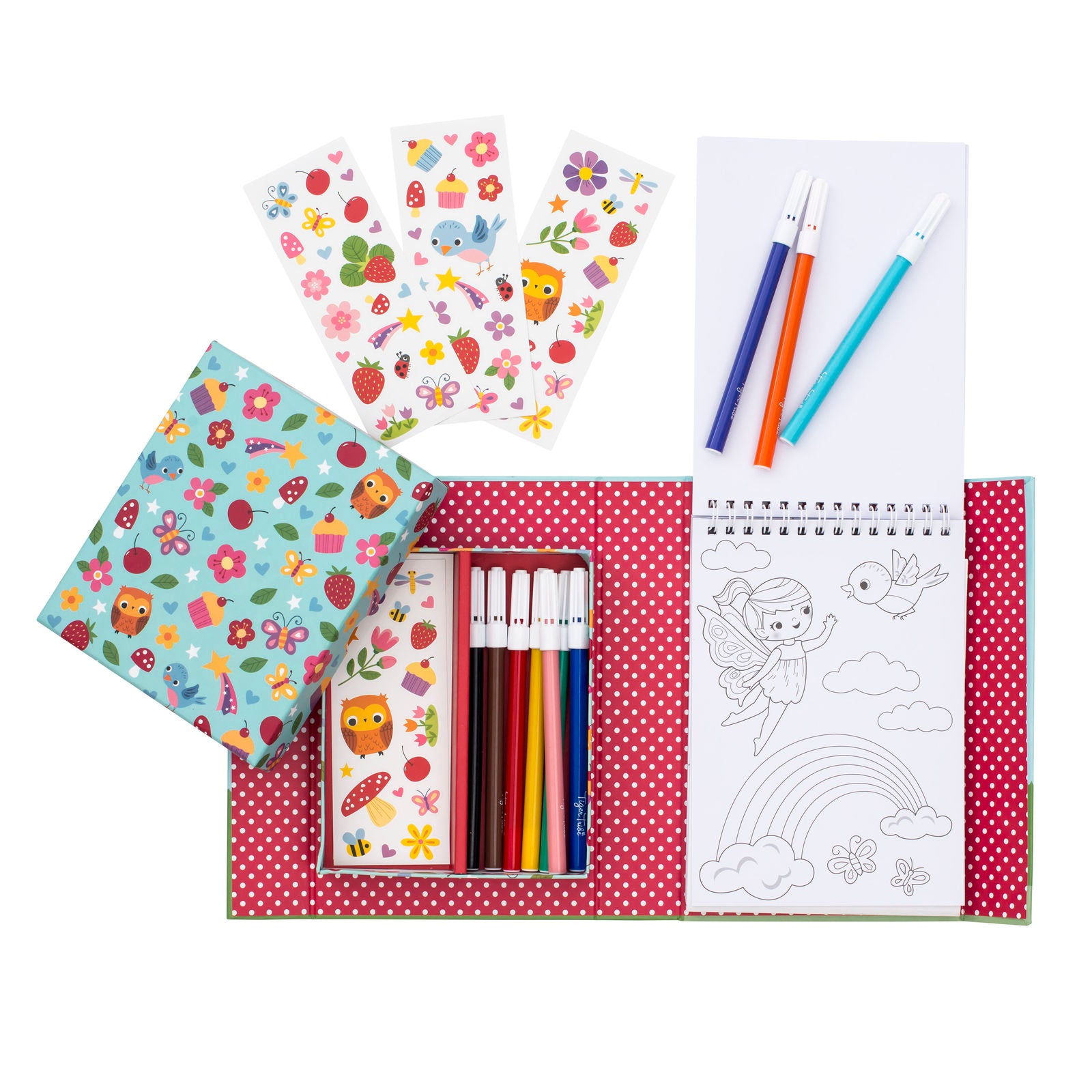Tiger Tribe Colouring Set – Forest Fairies