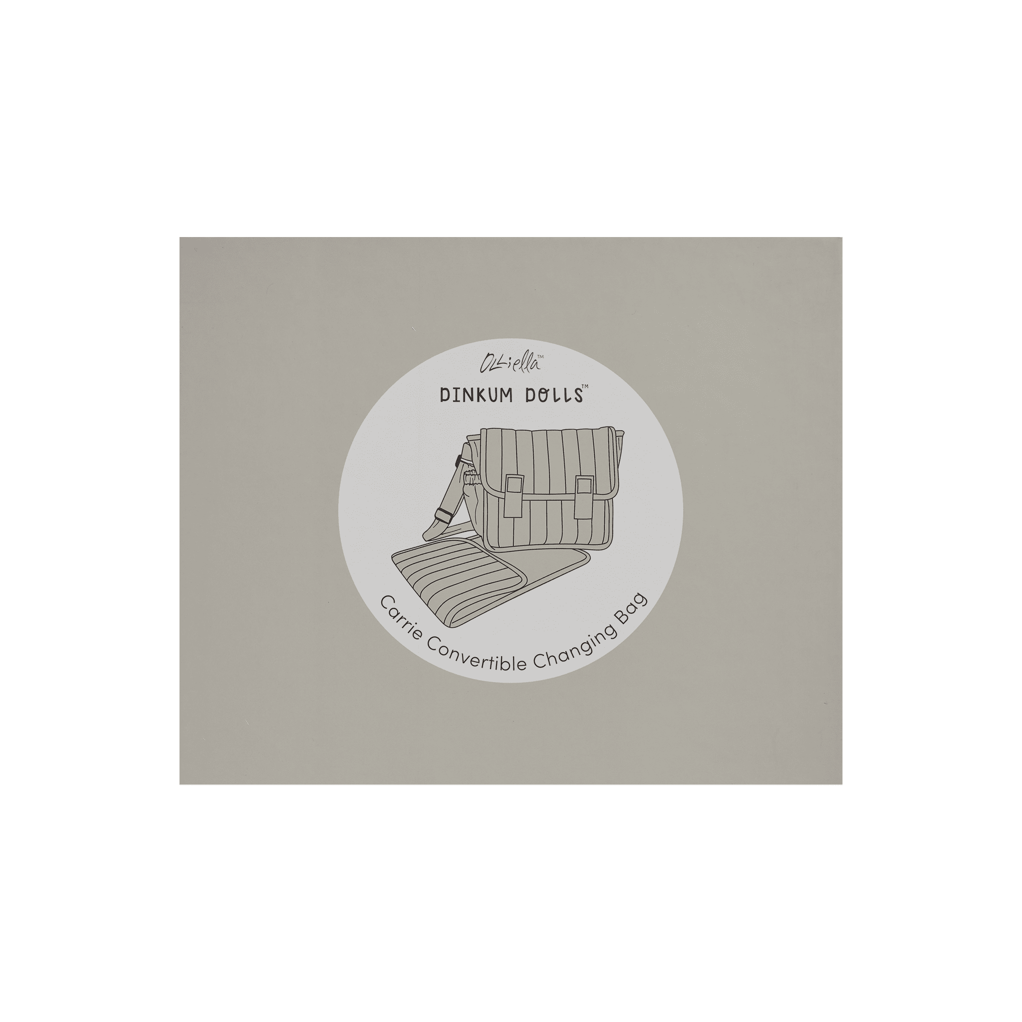 Olli Ella Carrie Convertible Changing Set – Sage