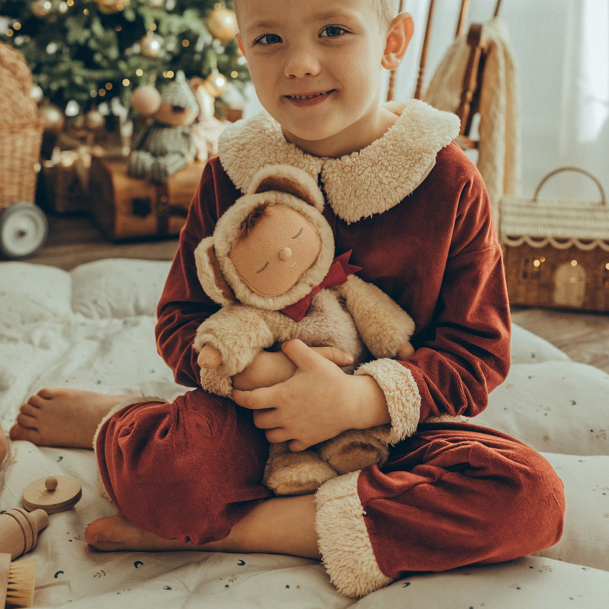 Olli Ella Cozy Dinkum Teddy – Crumble