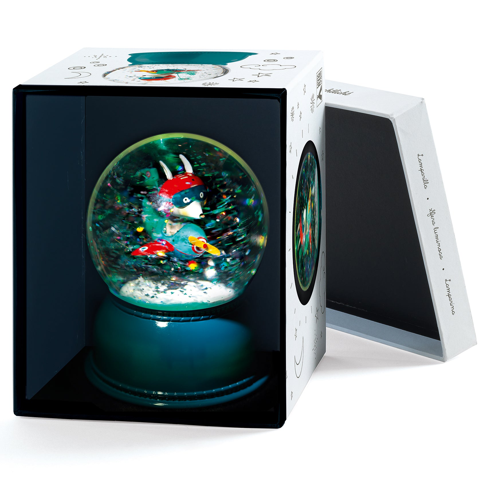 Djeco Snow Globe Night Light – Airplane