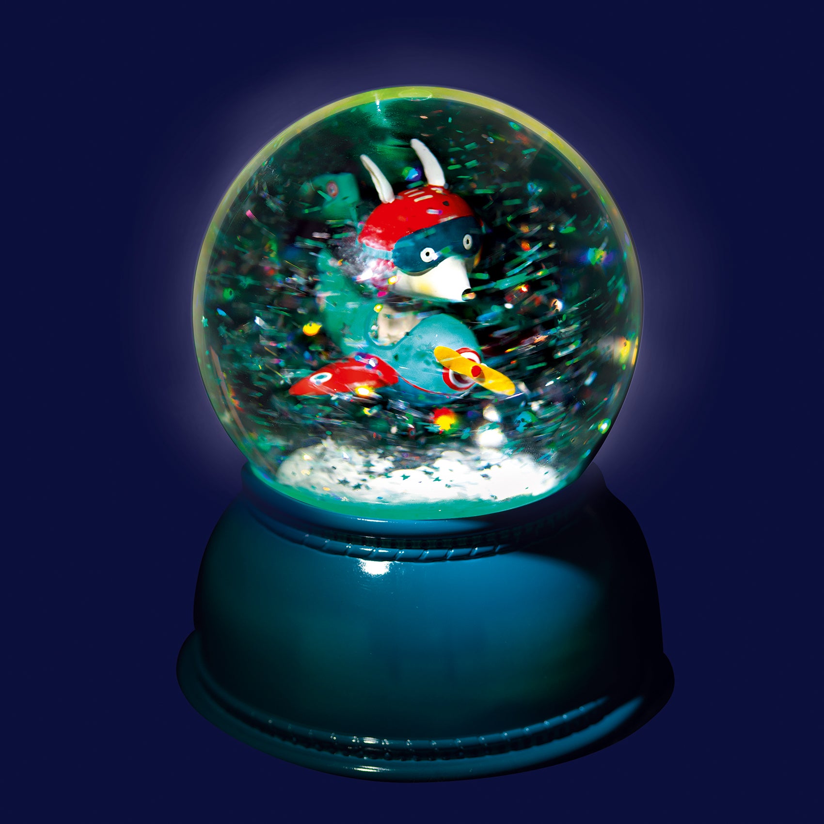 Djeco Snow Globe Night Light – Airplane