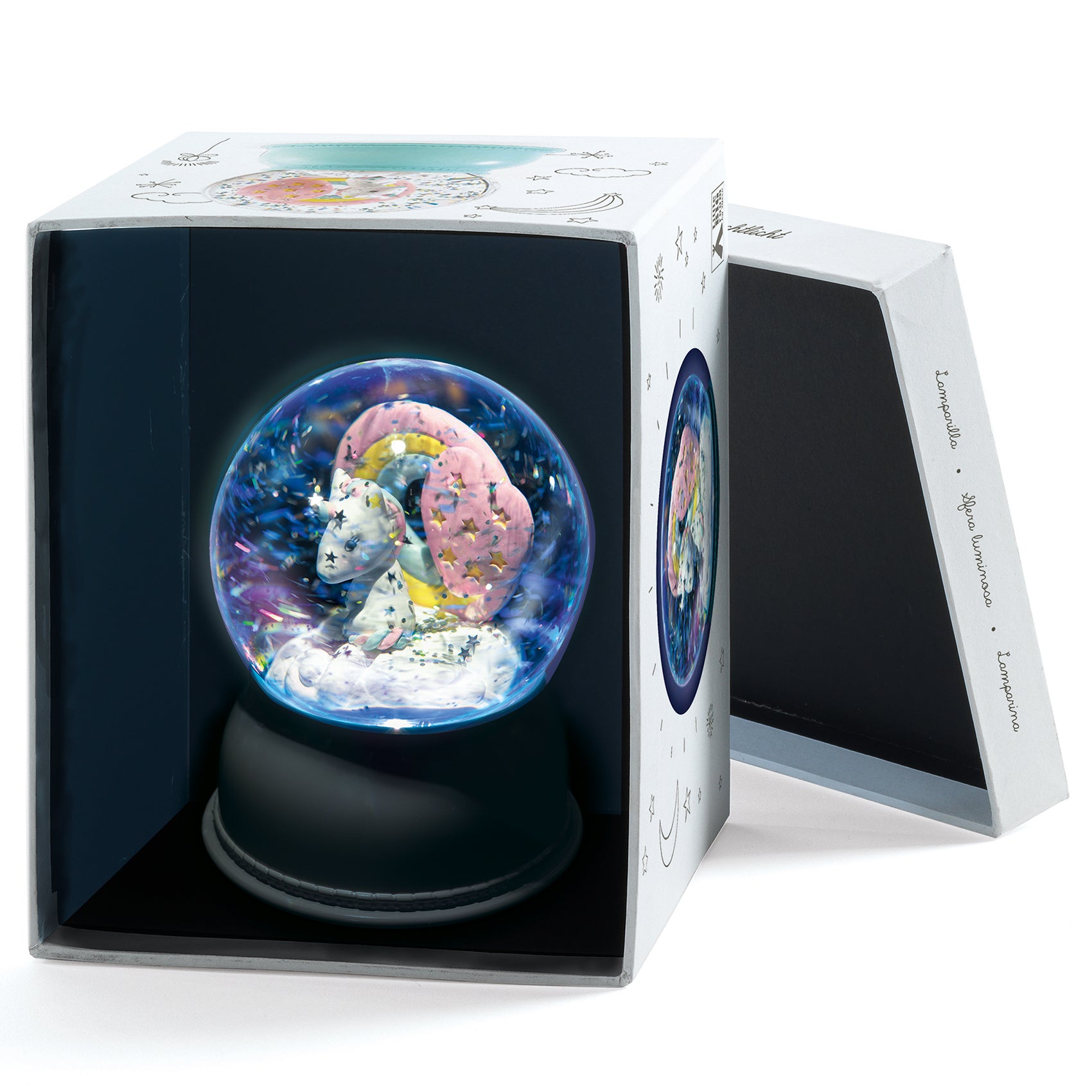 Djeco Snow Globe Night Light – Unicorn