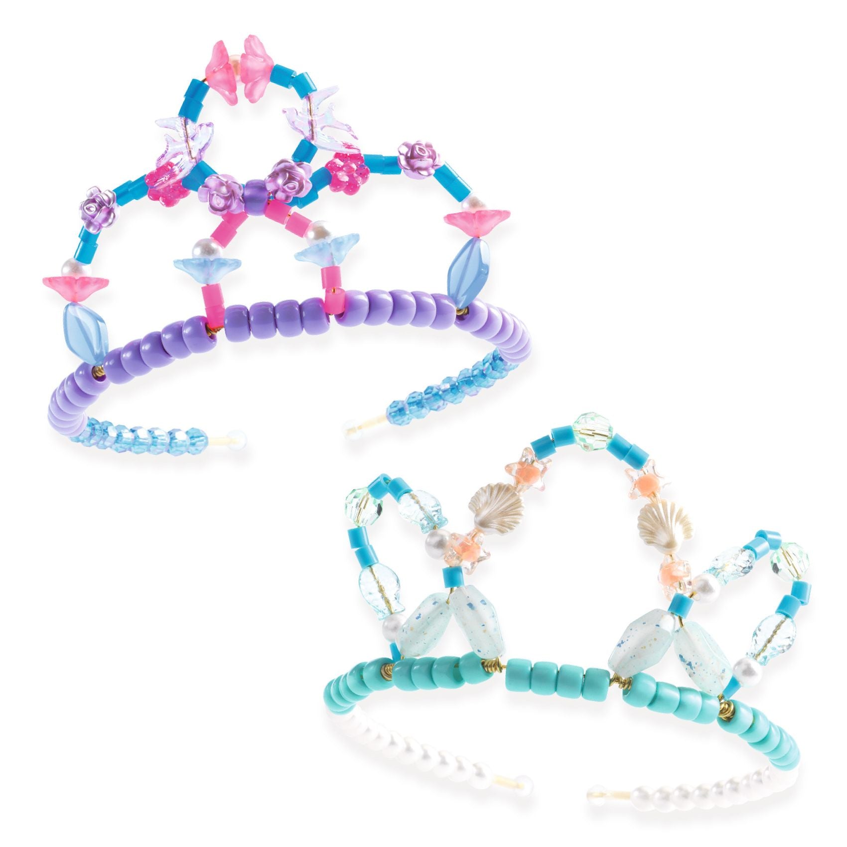 Djeco Duo of Tiaras Beads – Blue