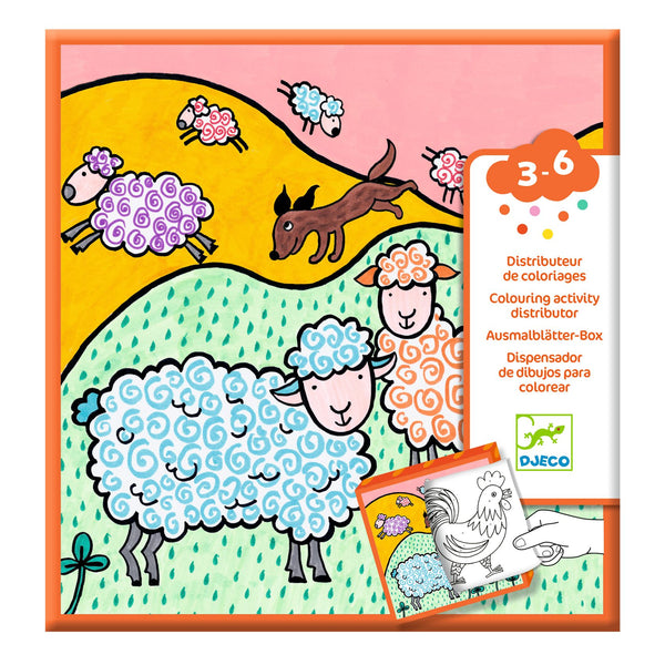 Djeco Colouring Activity Set – Farm