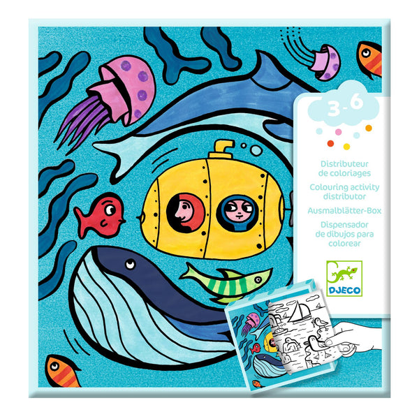 Djeco Colouring Activity Set – Ocean