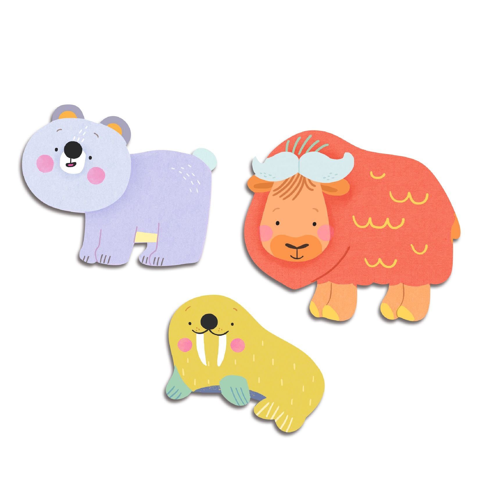 Djeco My First Sticker Collection – Ice Field Animals