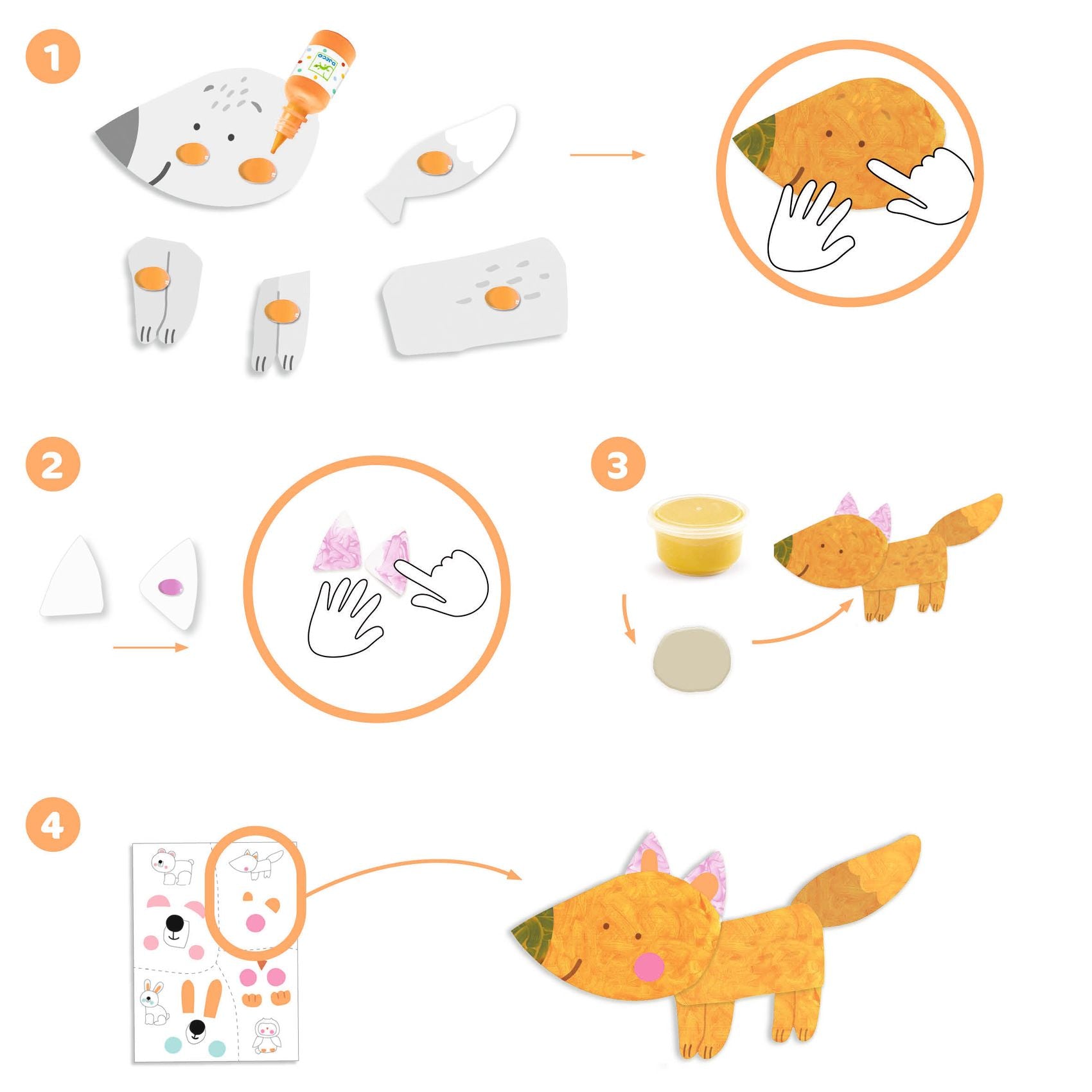 Djeco Finger Painting – Messy Fun