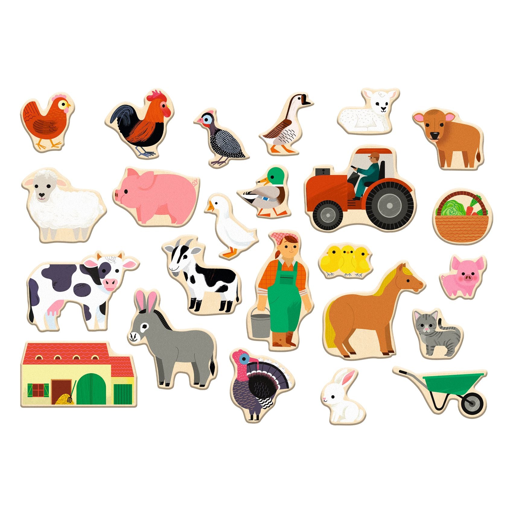 Djeco Wooden Magnets – Farmix