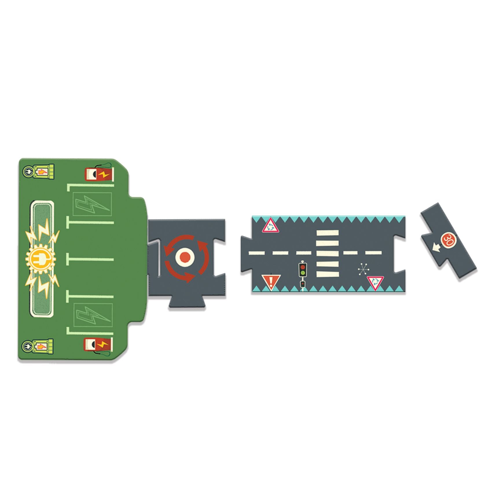 Djeco Crazy Motors Giant Puzzle – City Circuit
