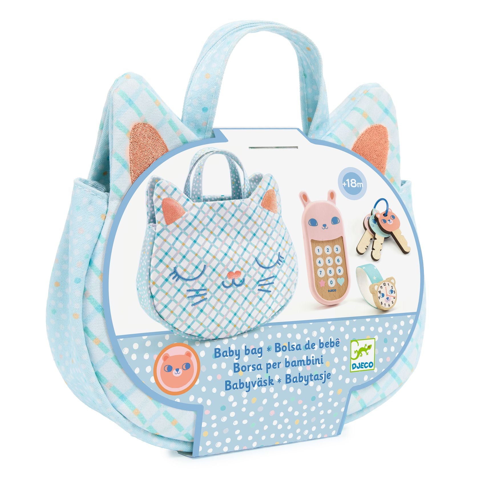 Djeco Handbag with Accessories – Baby Cat