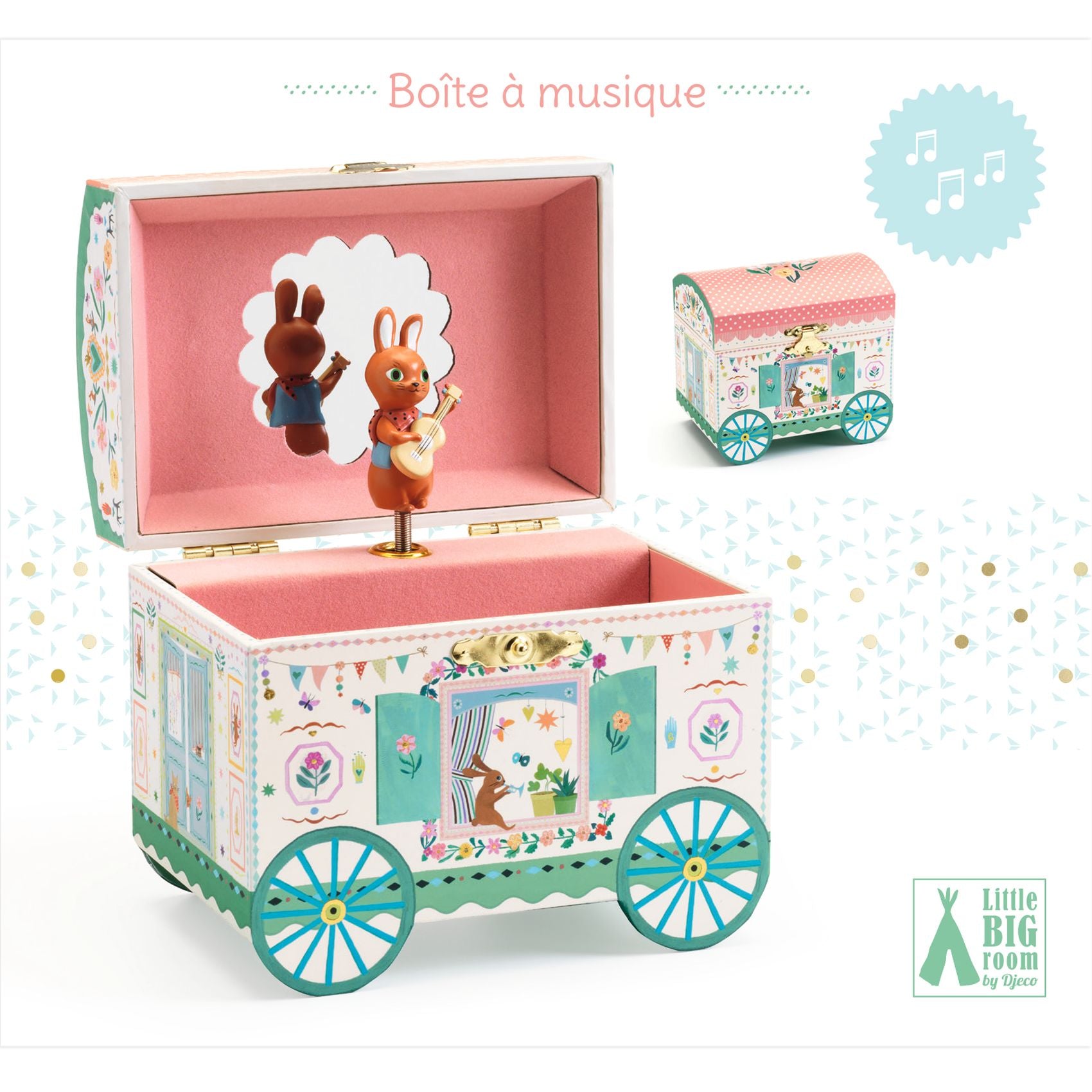 Djeco Wooden Musical Jewellery Box – Enchanted Caravan