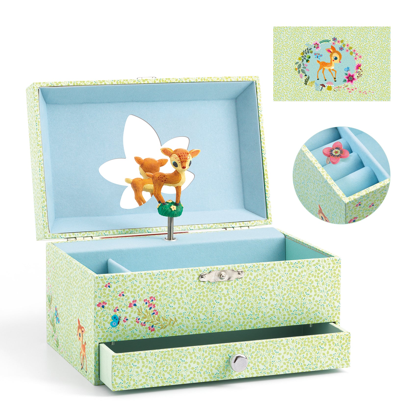 Djeco Wooden Musical Jewellery Box – The Fawn's Song