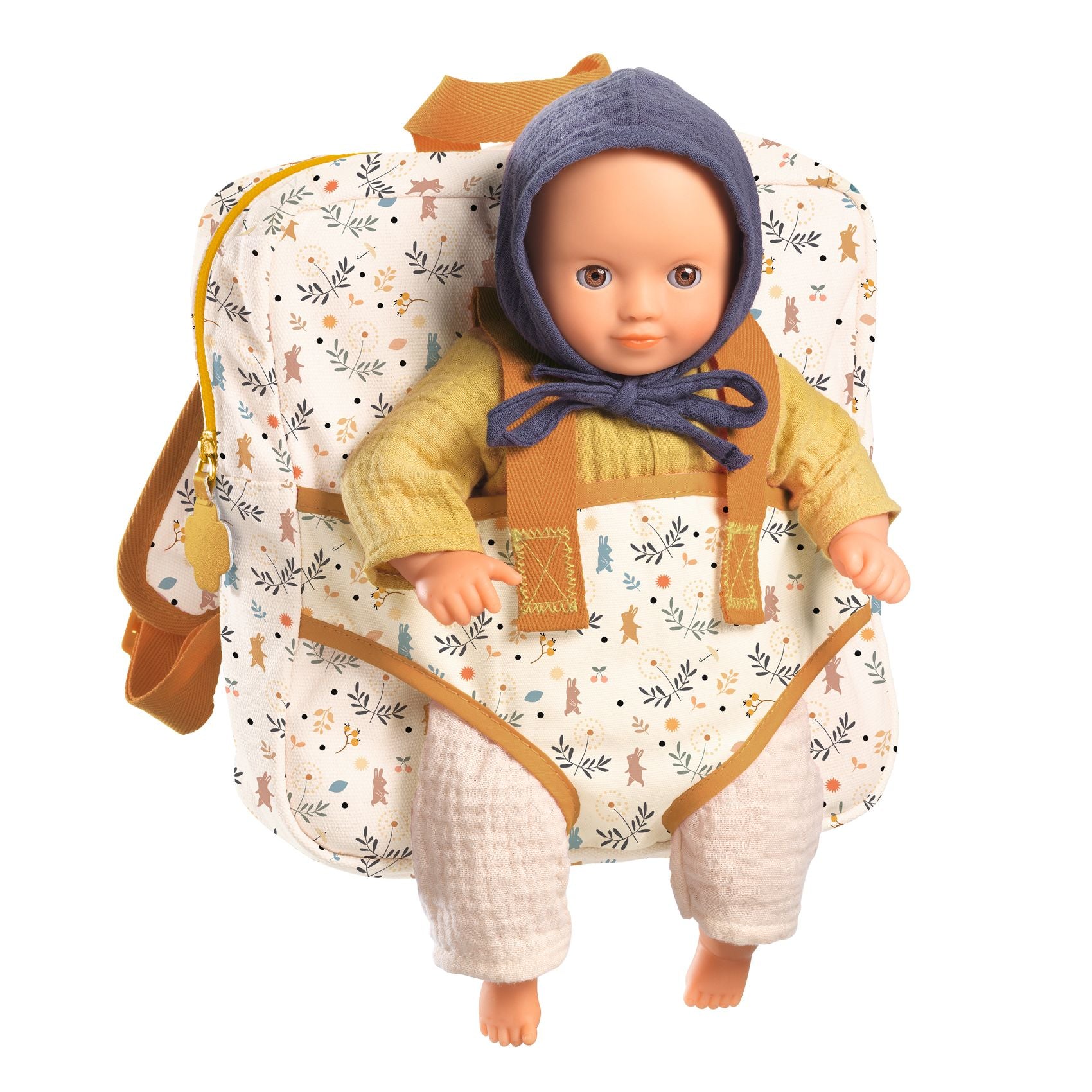Djeco Pomea 2-In-1 Doll Backpack & Carrier