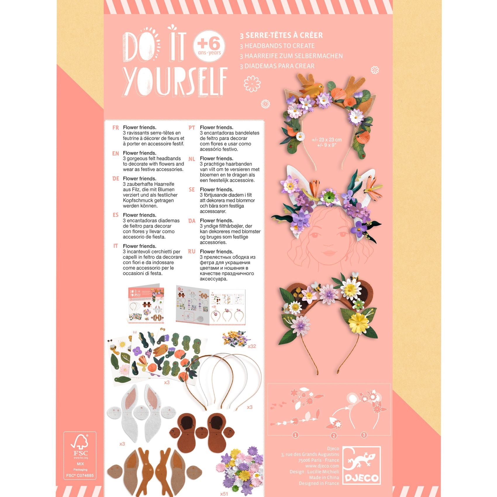 Djeco Do It Yourself – Flower Friends