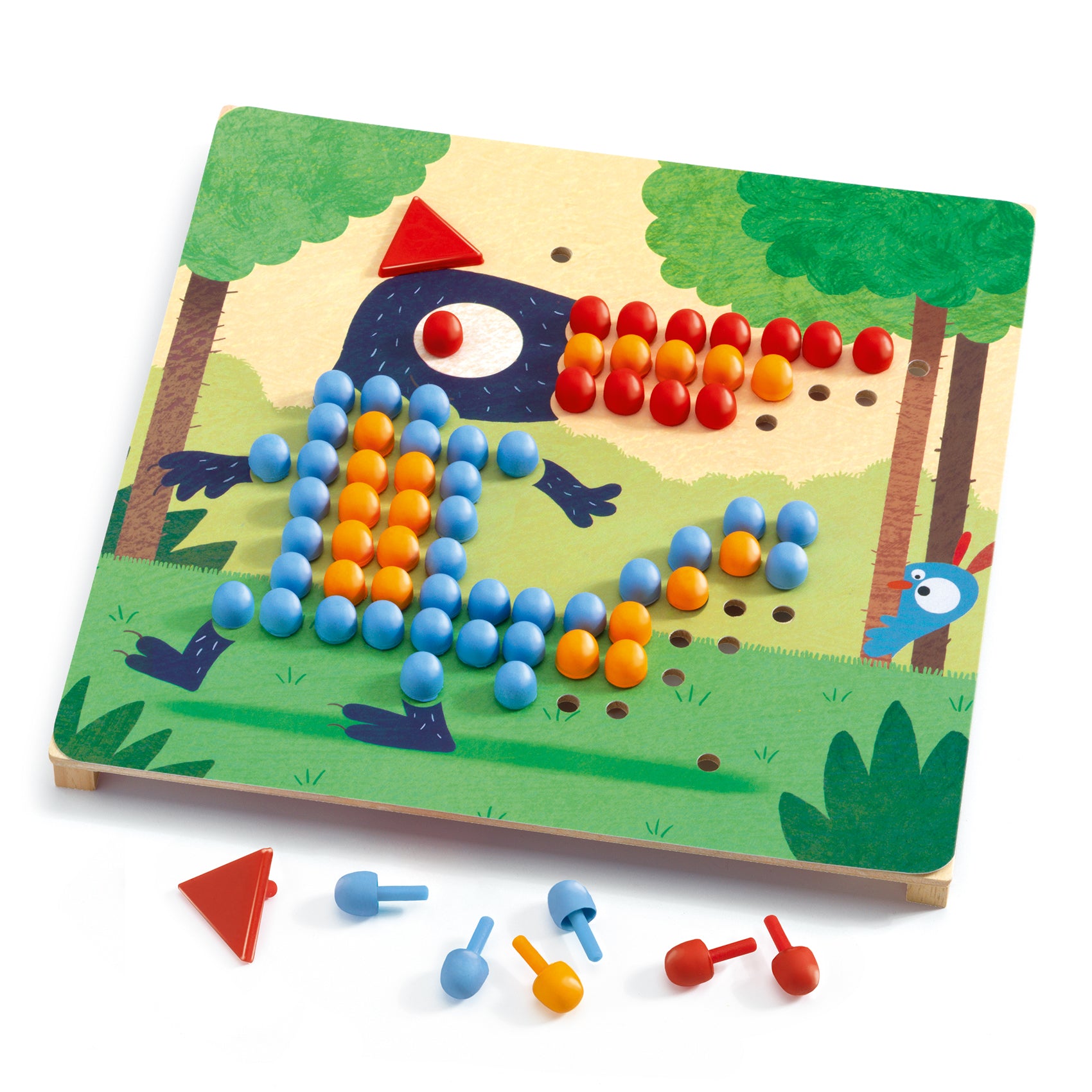 Djeco Mosaico Rigolo Pegboard