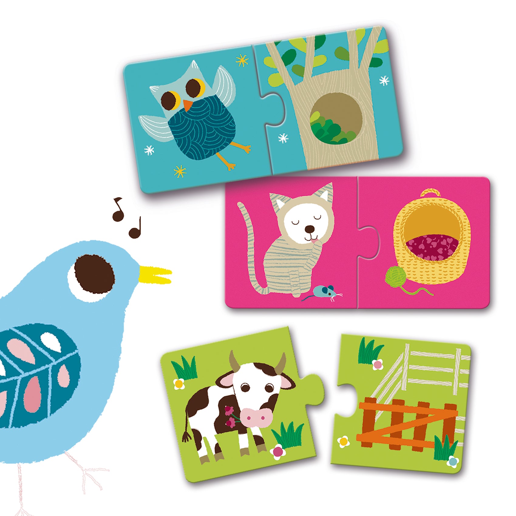 Djeco Puzzle Duo – Habitat