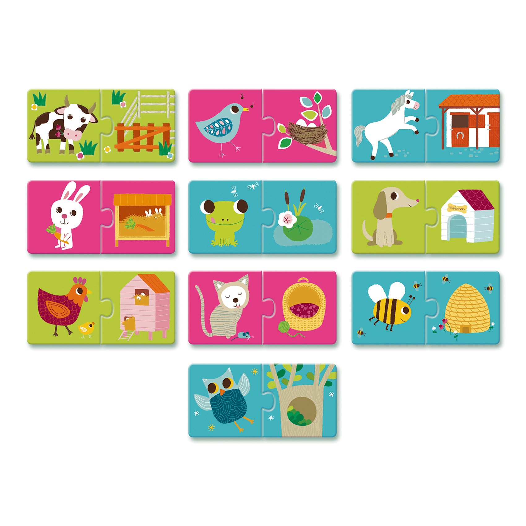 Djeco Puzzle Duo – Habitat