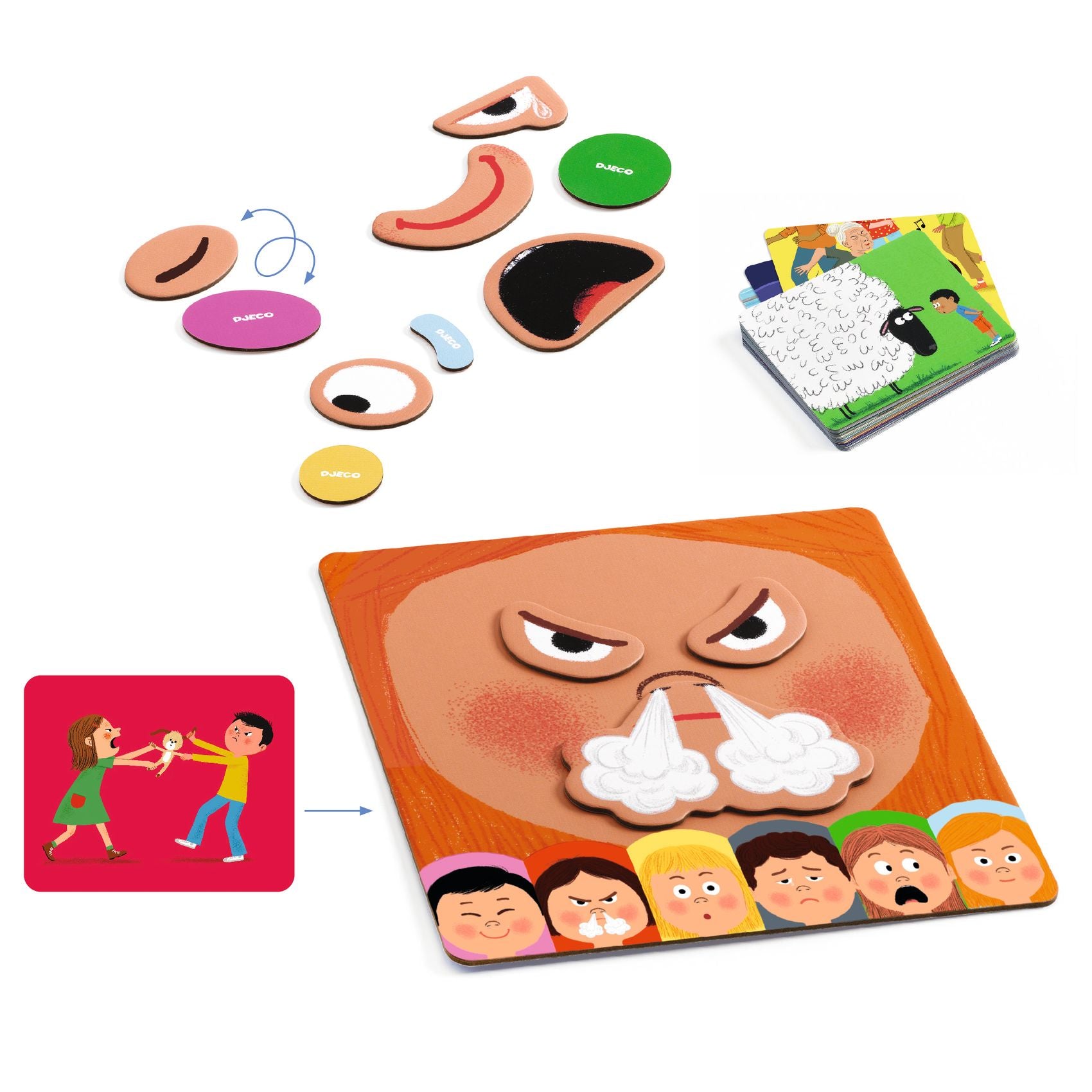 Djeco Emotico Magnetic Game
